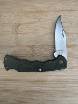 Cuchillo Buck 422 BuckLite Forest Green Lockback de colección años 80 EE. UU. Foto 1 de 4