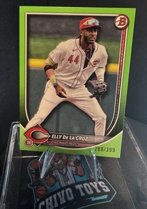 2025 Bowman Elly De La Cruz Green Paper /399 Cincinnati Reds #44 - Picture 1 of 5