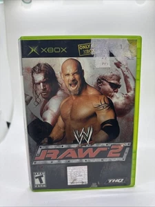 WWE Raw 2: Ruthless Aggression (Microsoft Xbox, 2003) senza manuale - Foto 1 di 12