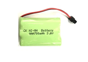 3.6v AAA NiMH 700mAh Rechargeable Home Cordless Phone Battery Connector Wire - Afbeelding 1 van 4