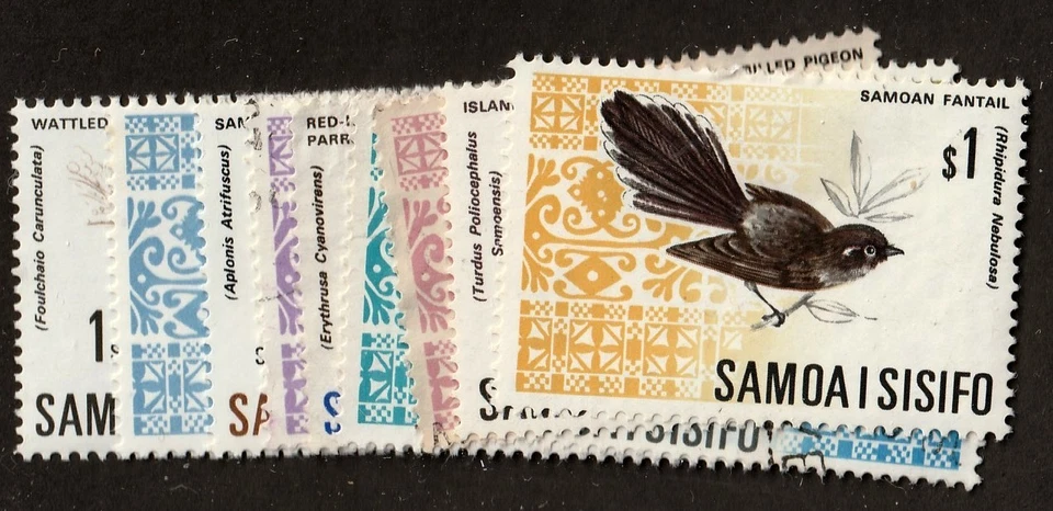 Samoa 265 - 274 aves como nuevas y usadas Foto 1 de 1