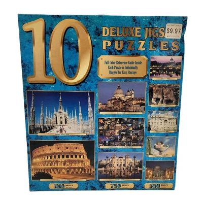 Canadian Group 2004 10 Ct. Full Size Jigsaw Puzzle Box by Sure Lox 6750 Pieces - Image 1 of 4