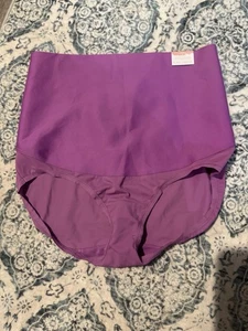 Cacique High Waist Brief Totally Smooth Purple 14/16 Nwt 22.50 - Picture 1 of 2