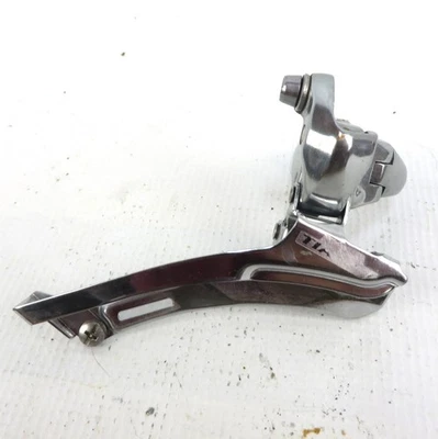 SHIMANO TIAGRA FRONT DERAILLEUR Clamp-On 115g 2x9 Bottom Pull FD-4500 - Image 1 of 2
