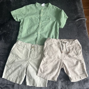 Boys POLO RALPH LAUREN beige shorts 5 T - Picture 1 of 4