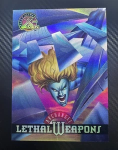 Fleer Ultra X-Men 1995 todo cromo - armas letales - Arcángel #1 - casi nuevo - Imagen 1 de 2