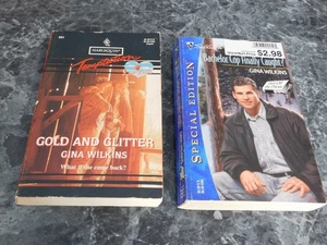 Silhouette Harlequin Gina Wilkins lot of 2 Contemporary Romance Paperbacks - Imagen 1 de 1