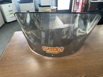 Polaris XC Snowmobile Edge Chassis 12" CHROME Windshield - Image 1 of 4