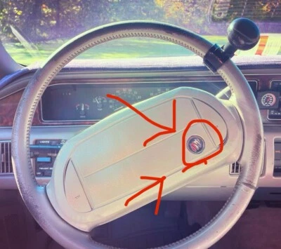 Insignia de volante Buick Roadmaster Lasabre Park Avenue Century 1991-1993 OEM Foto 1 de 4