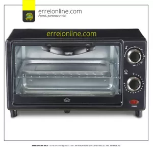 FORNO ELETTRICO STATICO FORNETTO 9 LITRI 650W TIMER 30 MINUTI DCG - Foto 1 di 1