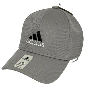 Gorra de béisbol Adidas Zags II A-Flex para hombre ajuste elástico S/M "Alumium2" - Imagen 1 de 7