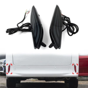 Rear Bumper Light Brake Turn Signal Light Black For Toyota Alphard Vellfire - Picture 1 of 14