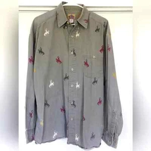 Barn Fly mens med. L/S shirt (rodeo theme) - Picture 1 of 2