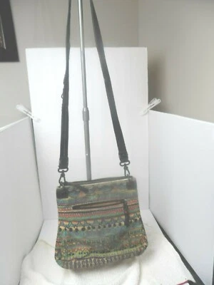 SAKROOTS Med Multicolor Lona Recubierta Bandolera Bolso de Hombro Cartera Bolso Foto 1 de 4