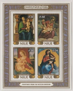 Niue 1986 - Christmas 1986 Miniature Sheet - MNH - Picture 1 of 1