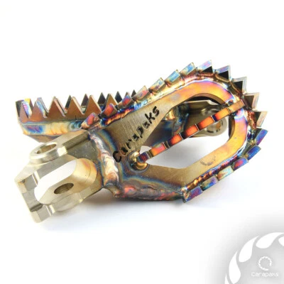 CARAPAKS Foot Pegs fits KTM Husqvarna GASGAS 10mm backwards offset - Изображение 1 из 4