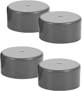 Roczential 4 Pack 1.98 Inch Car Trailer Bearing Dust Caps, Rubber Auto Hub Bo... - Picture 1 of 12