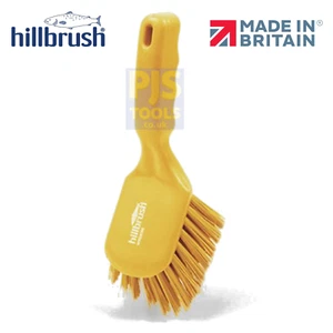 Hill Brush Salmon Yellow stiff polypropylene hand churn hygiene brush - Picture 1 of 1