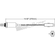 350-31027 Walker Products O2 Oxygen Sensor UPSTREAM New for Chevy Le Sabre C1500