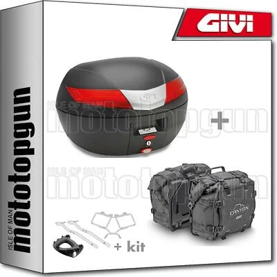 GIVI CASE V40N + SUITCASES CANYON GRT720 HONDA CB 500 X 2017 17 2018 18 - Image 1 of 4