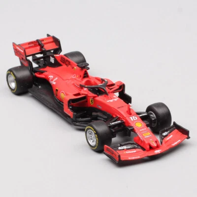 BBurago 1/43 2019 Ferrari SF90 #16 Charles Leclerc F1 Formula one Model Car Toy - Image 1 of 4