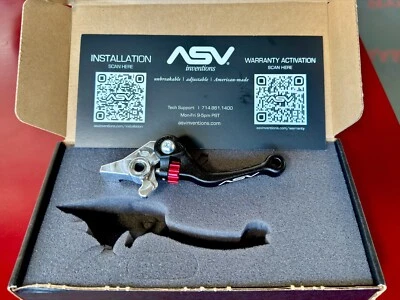 Honda CRF450L/RL/X 2019-2024 palanca de freno delantera por ASV BDC625-SK Foto 1 de 4