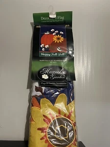 Magnolia Garden Happy Fall Y’all Flagge 29” x 42” Deko Flagge Neu doppelseitig - Bild 1 von 3