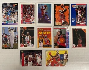 Fleer NBA HOOPS Upper Deck Topps Michael Jordan Chicago Bulls 12 Card Lot NBA - Bild 1 von 2