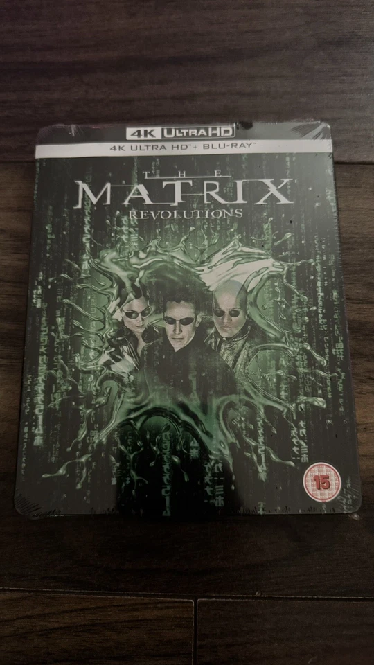 Matrix Revolutions Ltd Ed Steelbook 4K UHD Blu Ray New & Sealed Keanu Reeves - Image 1 of 2