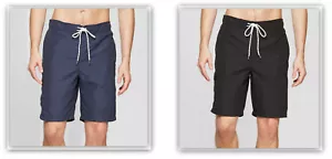 Men's 9" LINED Board shorts Swim Trunks Navy / Black S - XXL Goodfellow & Co - Picture 1 of 24