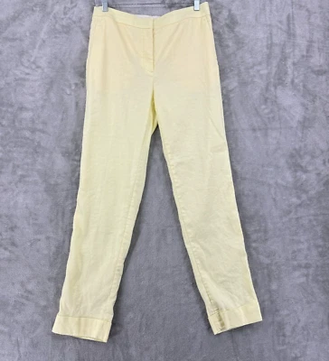 Ann Taylor Pants Womens 6 Tall Linen Blend Straight Casual Career Lightweight - Image 1 of 4