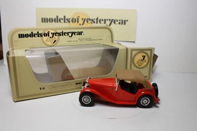 Matchbox Models Of Yesteryear. Y-8 1945 MG-TC. England 1978.  Foto 1 de 4