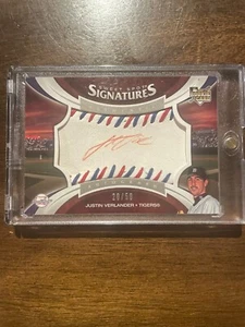 JUSTIN VERLANDER 2006 UD Sweet Spot Certified AUTO RC 20/50 + 6 JV lot - Picture 1 of 6
