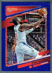 Donruss Paul George Choice 2021-22 azul #/49 Clippers SP - Imagen 1 de 2