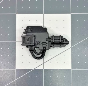 GW 40K Space Marine DREADNOUGHT ASSAULT CANNON ARM Bit montiert Kunststoff YY25 - Bild 1 von 2