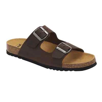 Dr.Scholl GERRY ciabatte uomo doppia fibbia regolabili Bioprint microfibra - Immagine 1 di 4