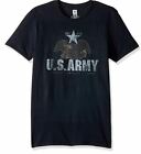 US Army Unisexe-Adults Eagle T-shirt à manches courtes, noir, petit