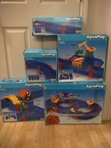 AquaPlay Lockbox HUGE LOT of Water Aqua Play Set Toys + Extensions - Picture 1 of 5