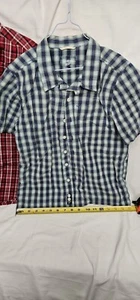 OshKosh & Fade Glory 2 Boys Causal Dress Shirts Button Down plaid Classics M&L - Picture 1 of 10