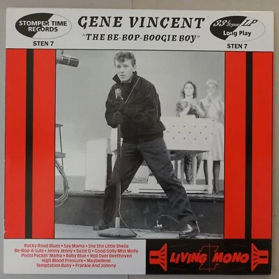 Gene Vincent The Be Bop Boogie Boy - LP Vinyl 33T 10' 25 CM Stomper Time - Bild 1 von 3