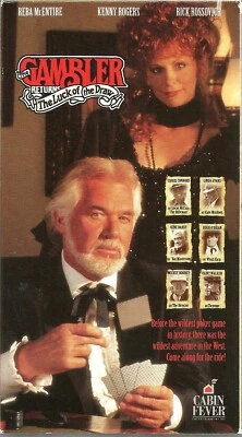 The Gambler Returns - The Luck of the Draw VHS 1993 Kenny Rogers Reba McEntire Foto 1 de 4
