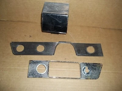 Pontiac GTO 1964 1965 Lemans tablero moldura bisel fabricante de equipos originales 3 piezas y cenicero Foto 1 de 4