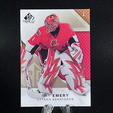 Ray Emery 2007-08 SP Game Used Limited Edition Gold /100 #33 Senators LOOK!!
