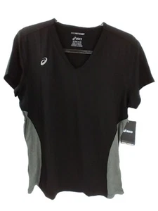 ASICS Women's Decoy Jersey T-Shirt XX-Large Black BT3266 NEW - Picture 1 of 9