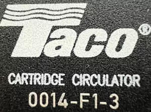 Taco 0014 Hydronic Circulating Pump Taco 0014-F1-3 Black - Picture 1 of 13
