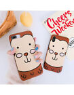 Koreański styl iPhone 7 Plus Case Cute Monkey iPhone 7 Plus Case Cartoon iPhone