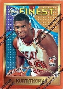 1995-96 Topps Finest Rookie RC KURT THOMAS Miami Heat - Bild 1 von 2