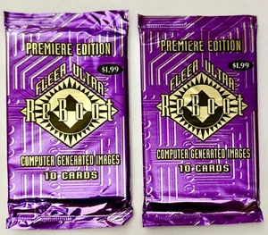Vintage 1995 REBOOT COMPUTER GENERATED IMAGES Cards 2 Packs Premiere Edition - Picture 1 of 3