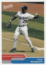 2004 Bazooka Minis #141 Fred McGriff Los Angeles Dodgers HOF