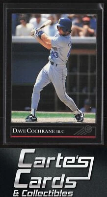 Dave Cochrane 1992 Leaf #398 Black Gold Seattle Mariners - Image 1 of 2
